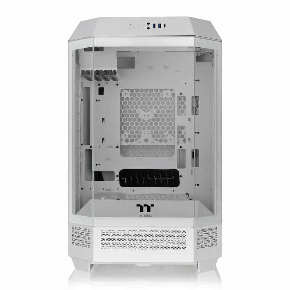 (image for) Thermaltake The Tower 300 Snow White Micro Tower Tempered Glass PC Gaming Case